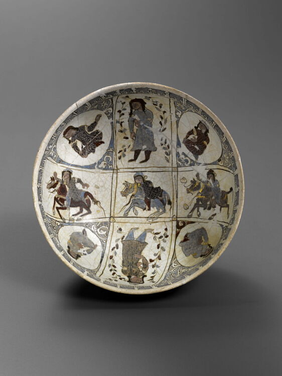 Cup decorated with figures