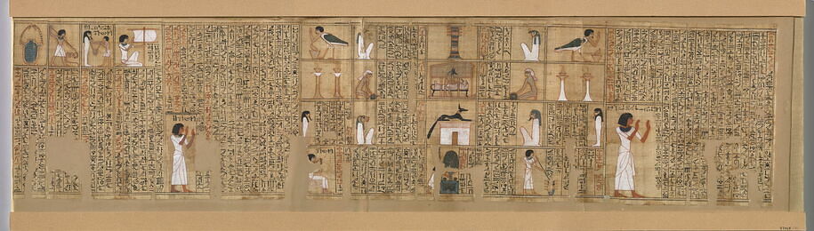 papyrus funéraire - Louvre site des collections