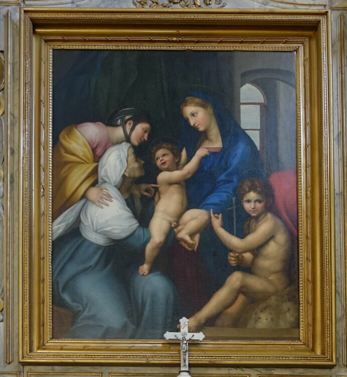 Une Sainte Famille (d'après Raphaël) Louvre Collections