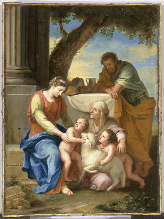 La Sainte Famille avec sainte Élisabeth et saint Jean Baptiste