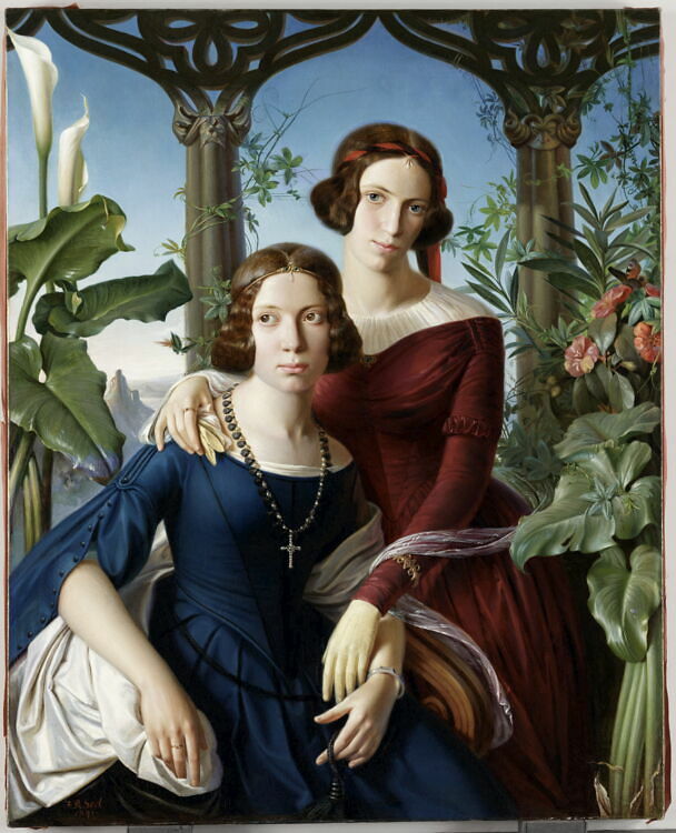 Portrait des sœurs Friderike et Betty Bloem