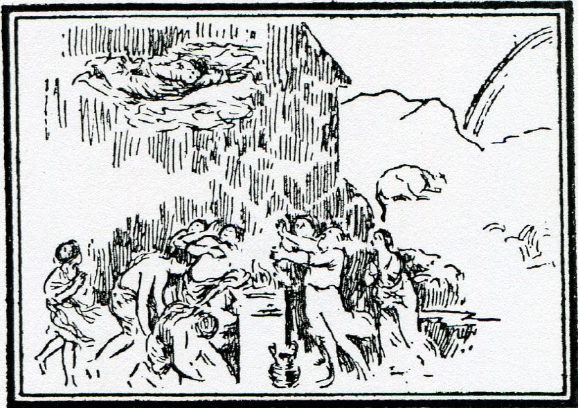 La Sortie de l'arche, Dughet, Gaspard, XVIIe siècle (1600 - 1700)