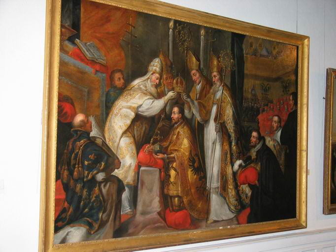 Couronnement de l'Empereur Charles Quint à Bologne, Crayer, Gaspard de, XVIIe siècle (1600 - 1700)