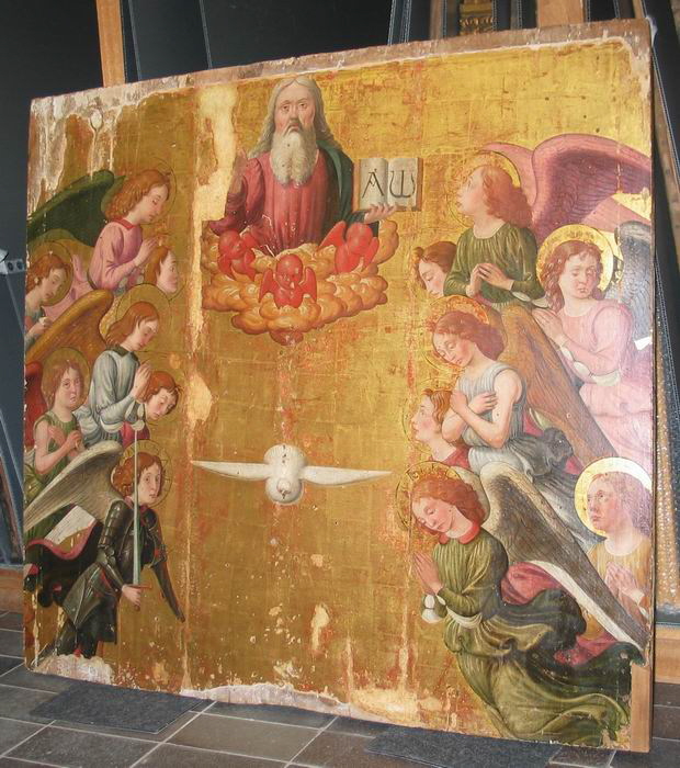 Le Père Éternel (avec saint Michel, saint Gabriel et douze anges), Biagio d'Antonio Tucci, XVe siècle (1400 - 1500)