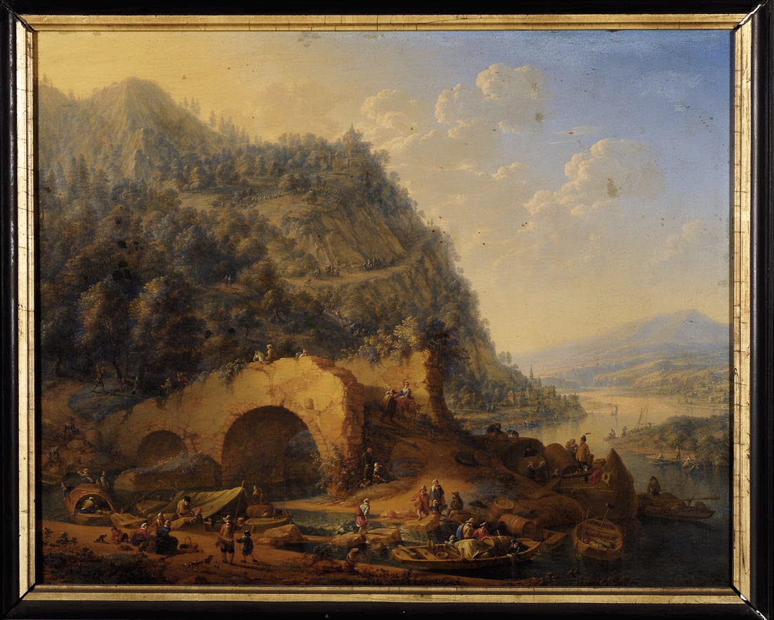 Paysage du Rhin ou de la Meuse, Saftleven, Herman II, XVIIe siècle (1600 - 1700)