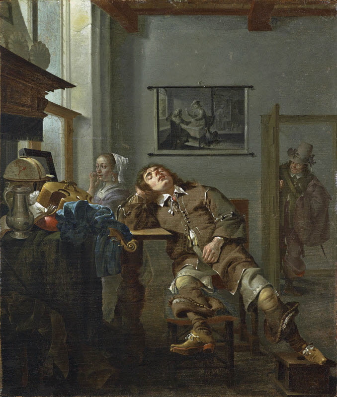 Soldat endormi, Duck, Jacob, XVIIe siècle (1600 - 1700)