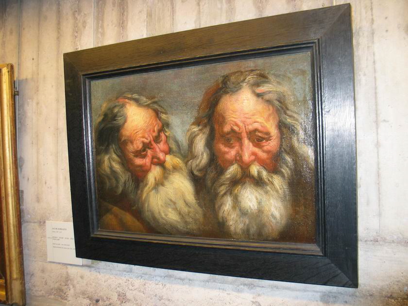 Deux têtes de vieillard à grande barbe, Jordaens, Jacob, XVIIe siècle (Vers 1618 - 1620) (1618 - 1620)