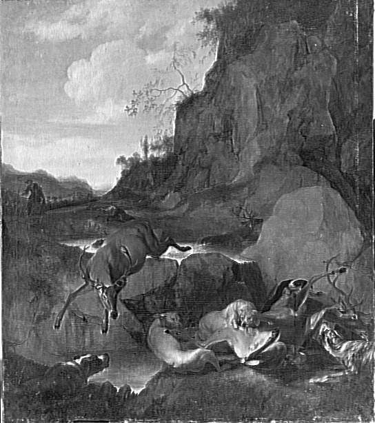La Mort du cerf, Ruthart, Karl Andreas, XVIIe siècle (1600 - 1700)
