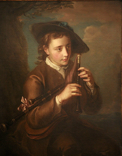 Joueur de musette, Mercier, Philippe, XVIIe siècle (1600 - 1700)