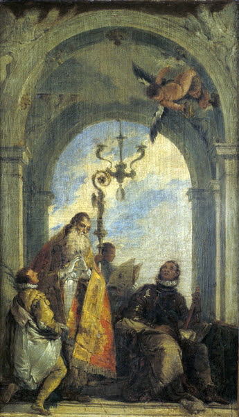 Saint Maxime et saint Oswald, Italie, XVIIIe siècle (1700 - 1800)