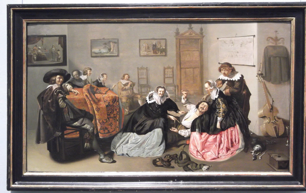 Scène galante, Duck, Jacob, XVIIe siècle (1600 - 1700)