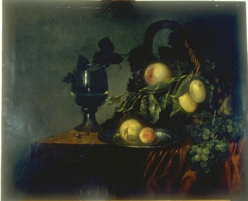 Nature morte au panier de fruits, Assteyn, Bartholomeus, XVIIe siècle (1650)