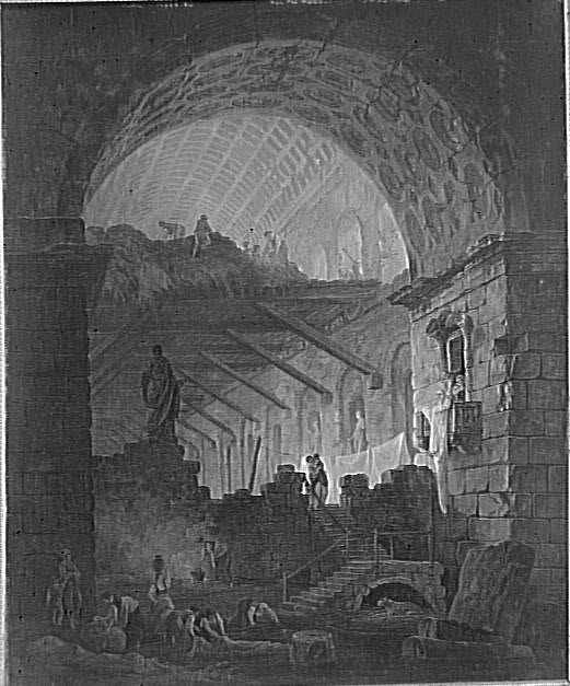 Ruines d'un palais, Robert, Hubert, Fin du XVIIIe siècle (1798)