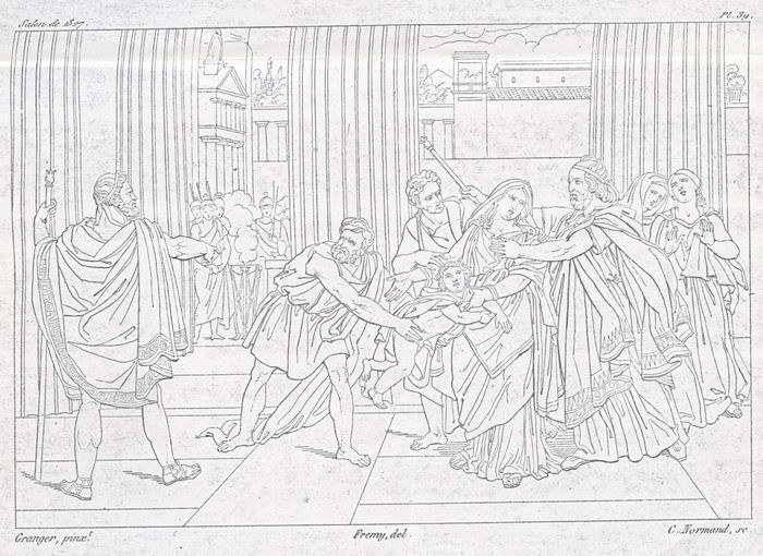 Pélée et Andromaque, Granger, Jean-Pierre, XIXe siècle (1800 - 1900)