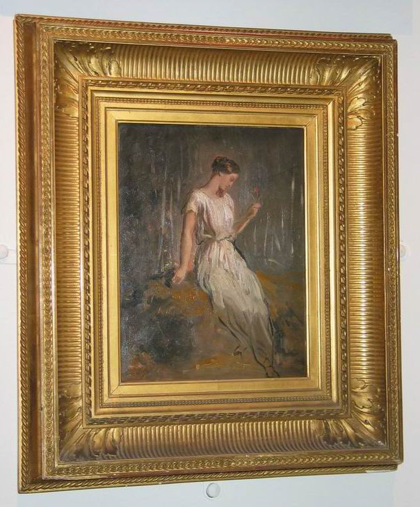 La Rêverie ou La Pensée. Esquisse., Chassériau, Théodore, XIXe siècle (1800 - 1900)