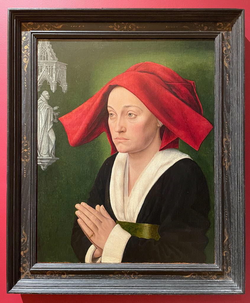 Portrait, dit de Jeanne de Montaigu, épouse de Hugues de Rabutin, Maître de Saint Jean de Luze, XVe siècle (Vers 1470) (1470)
