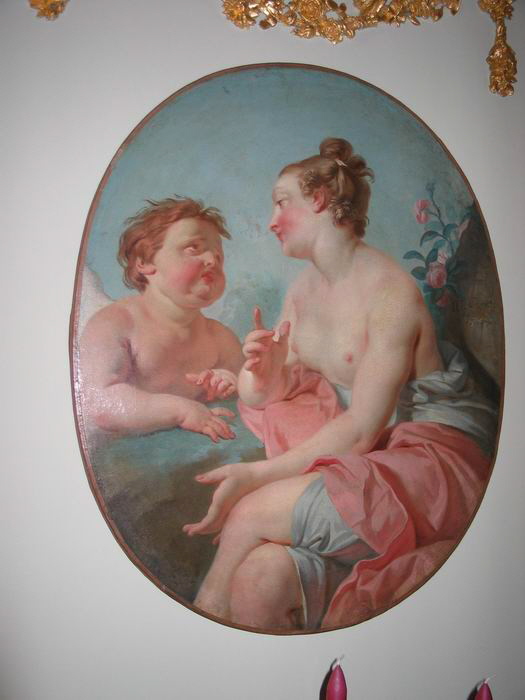 Nymphe et Amour, Coypel, Noël Nicolas, 2e quart du XVIIIe siècle (1734)
