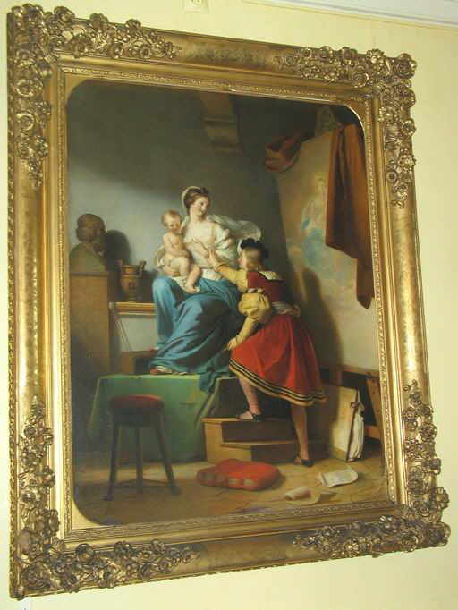 Rapha l Rectifiant La Pose De Son Mod le Pour Son Tableau La Vierge 