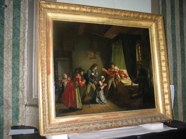 Mariage de deux Bressans béni par leur aïeul, Genod, Michel Philibert, XIXe siècle (1822)