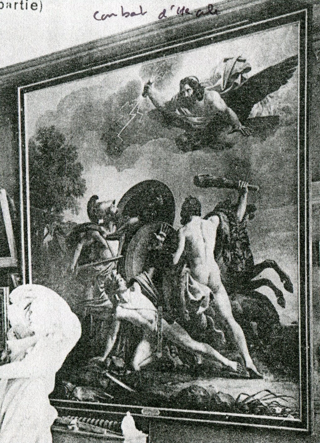 Combat d'Hercule et de Mars sur le corps de Cyenus, Guillemot, Alexandre Charles, XIXe siècle (1800 - 1900)