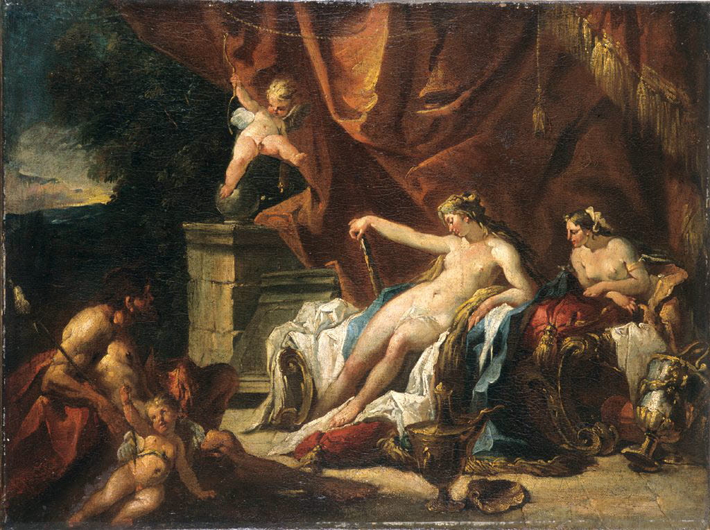 Hercule aux pieds d'Omphale, Diziani, Gaspare, 2e quart du XVIIIe siècle (vers 1740 - 1747)