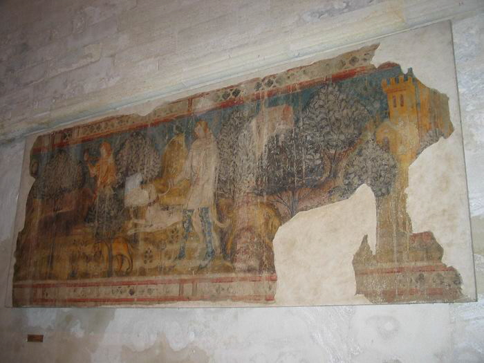 Scène de chasse, Anonyme, XIVe siècle (1350 - 1399)