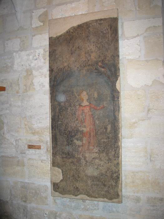 La Dame à l'oiseau, Anonyme, XIVe siècle (1350 - 1399)