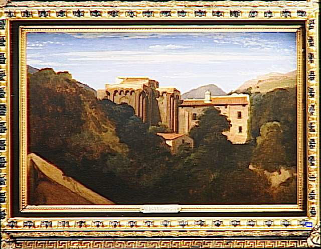 Vue de l'église Saint-Léger à Royat (Puy-de-Dôme), Aligny, Théodore Caruelle d', 2e quart du XIXe siècle (1825 - 1850)