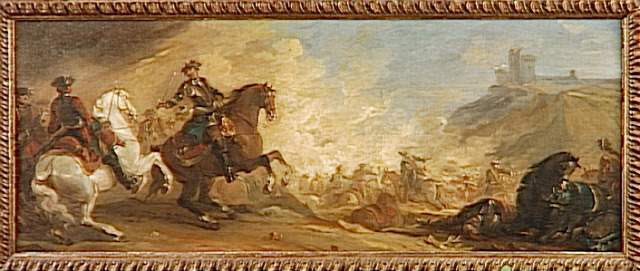 Combat de cavalerie, Parrocel, Charles, 2e quart du XVIIIe siècle (vers 1740 - 1750)