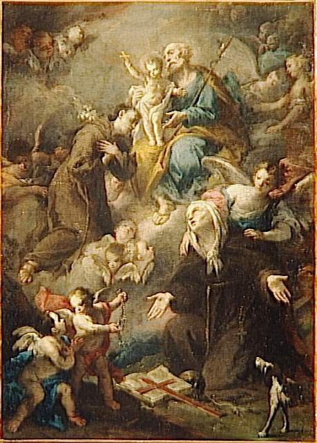 L'Apothéose de saint Antoine de Padoue, Bertuzzi, Nicola, XVIIIe siècle (1700 - 1800)