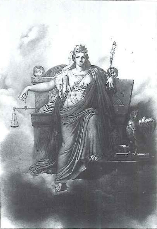 La Justice, figure allégorique, Girodet de Roucy-Trioson, Anne-Louis, XIXe siècle (1819 - 1823)