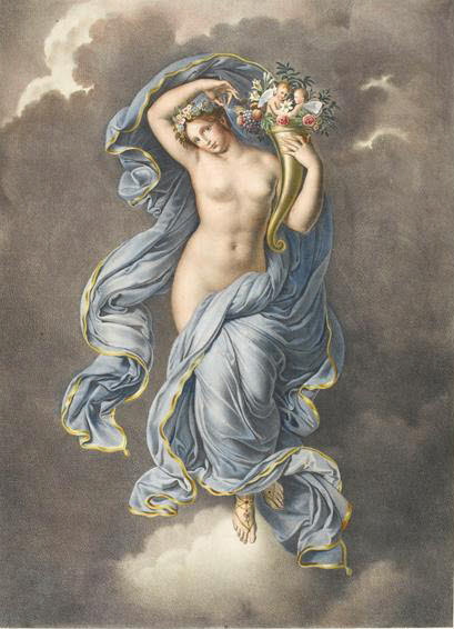 La Fécondité ou Flore, Girodet de Roucy-Trioson, Anne-Louis, XIXe siècle (1814)