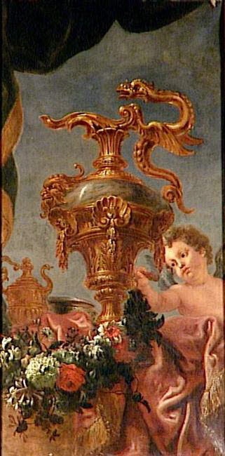 Un Amour avec un vase d'or, Damoiselet, Florentin, XVIIe siècle (1600 - 1700)