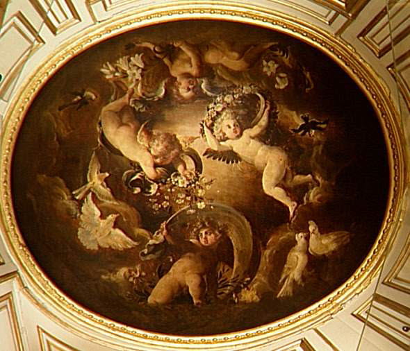 Amours sur des nuages, Anonyme, XVIIe siècle (1600 - 1700)