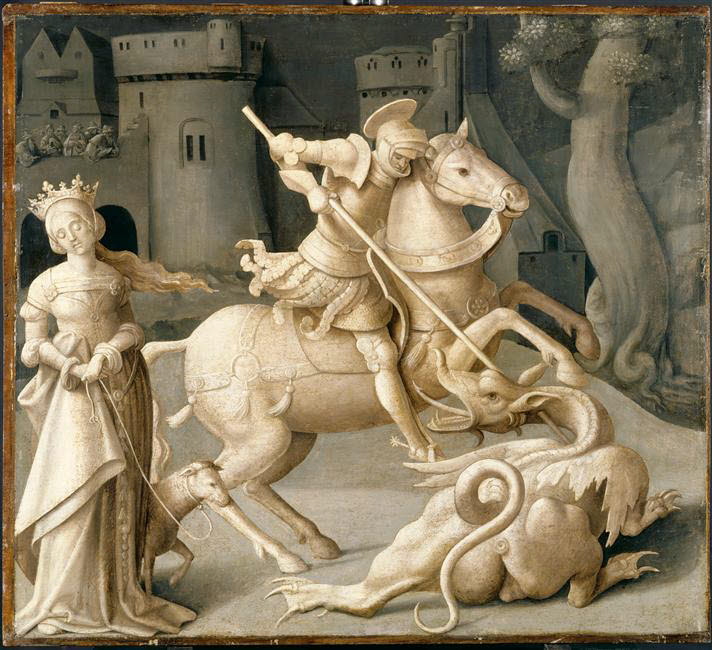 Saint terrassant le dragon Louvre Collections