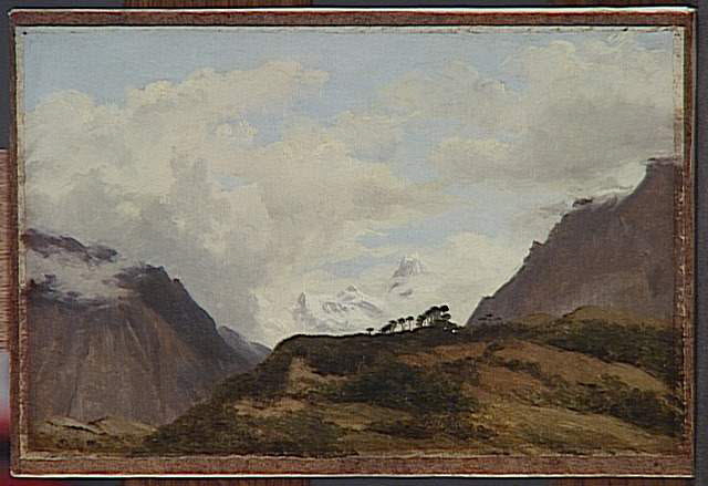 Paysage alpin, Anonyme, 1e tiers du XIXe siècle (vers 1820)