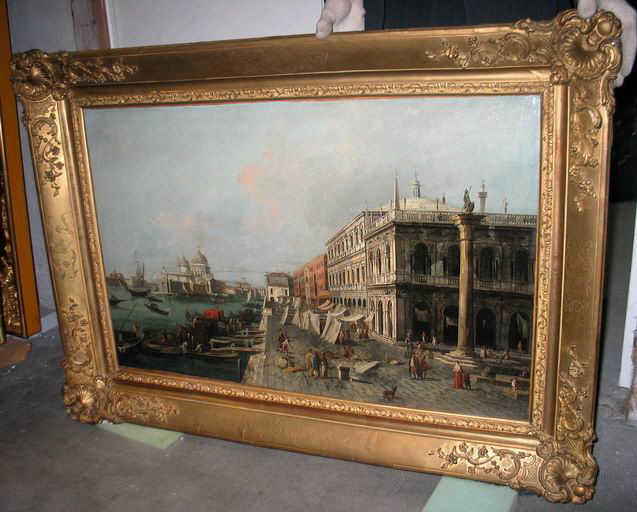 Vue du Môle devant la Zecca à Venise, Canaletto, XVIIIe siècle (1700 - 1800)