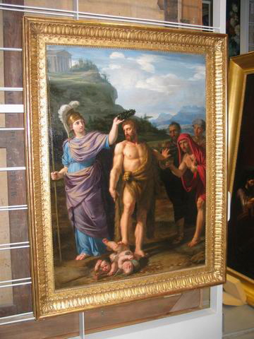 Hercule couronné par Minerve, Champaigne, Jean-Baptiste de, XVIIe siècle (1600 - 1700)