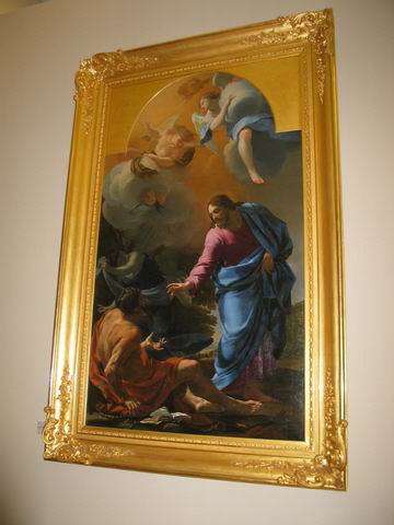 Le Christ apparaissant à saint Antoine Abbé, dit à tort Le Christ guérissant un possédé, Vouet, Simon, XVIIe siècle (1600 - 1700)