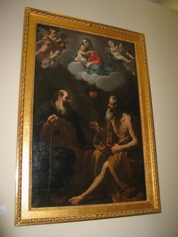 La Vierge à l'Enfant avec saint Paul Ermite et saint Antoine Abbé, Trémolières, Pierre Charles, XVIIIe siècle (1700 - 1800)