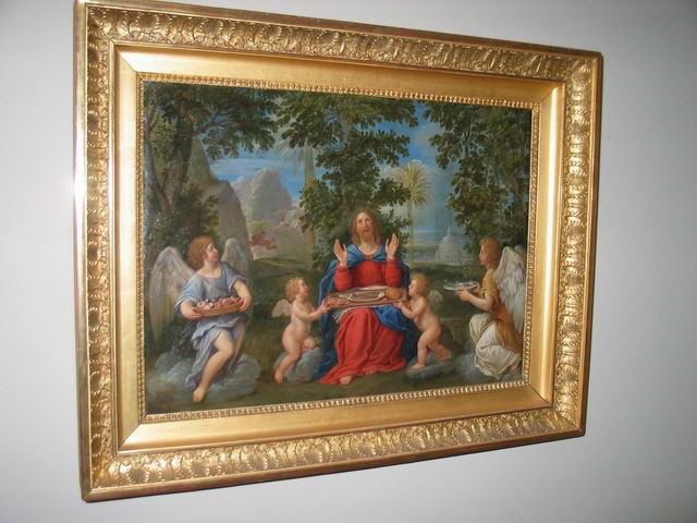 Jésus Christ servi par les anges, Albani, Francesco, XVIIe siècle (1600 - 1700)