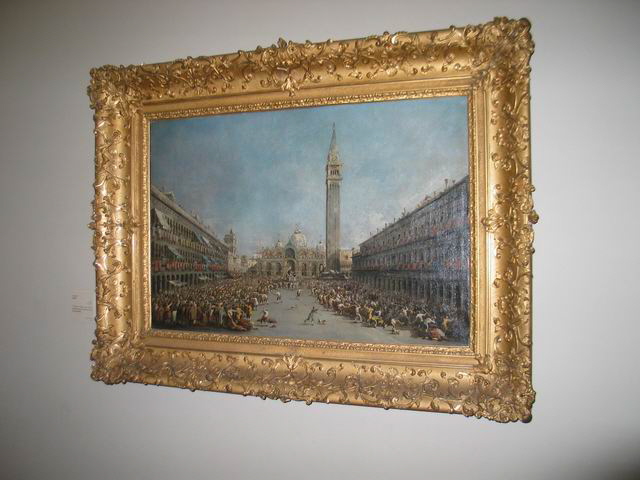 Le Doge de Venise porté par les gondoliers, après son élection sur la place Saint-Marc, Guardi, Francesco, 3e quart du XVIIIe siècle (vers 1770)