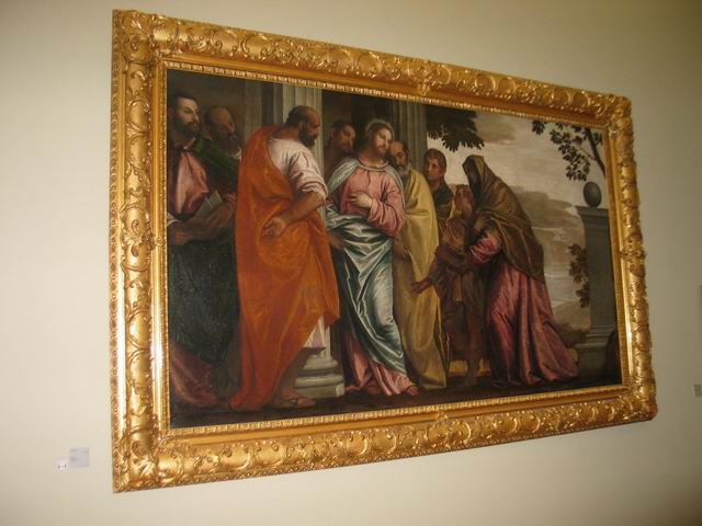 Le Christ rencontrant la femme et la fille de Zébédée, Paolo Caliari, dit Veronese, 3e quart du XVIe siècle (vers 1565)