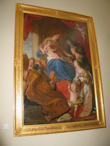 La Sainte Vierge et l'Enfant Jésus vénérés par différents saints, Crayer, Gaspard de, XVIIe siècle (1600 - 1700)