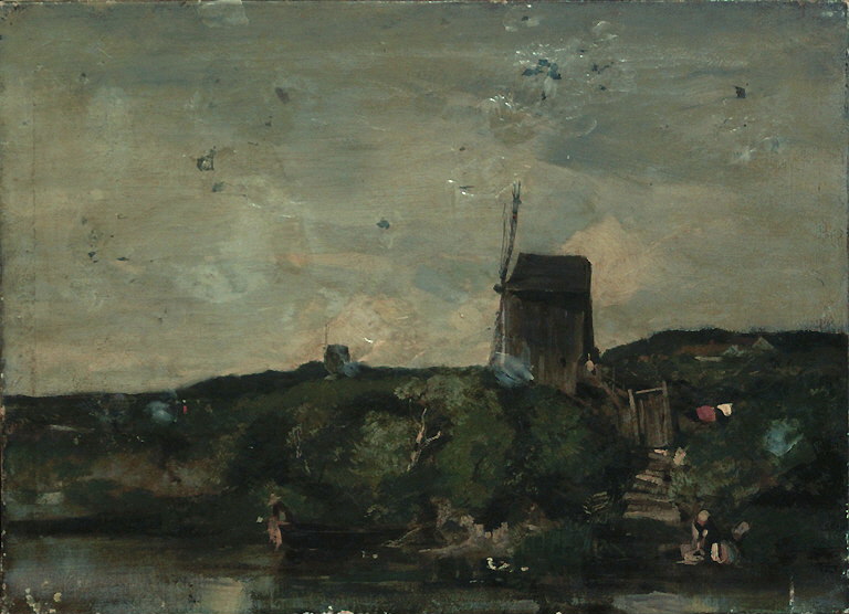 Le moulin à vent, Hervier, Adolphe, 2e quart du XIXe siècle (1824)