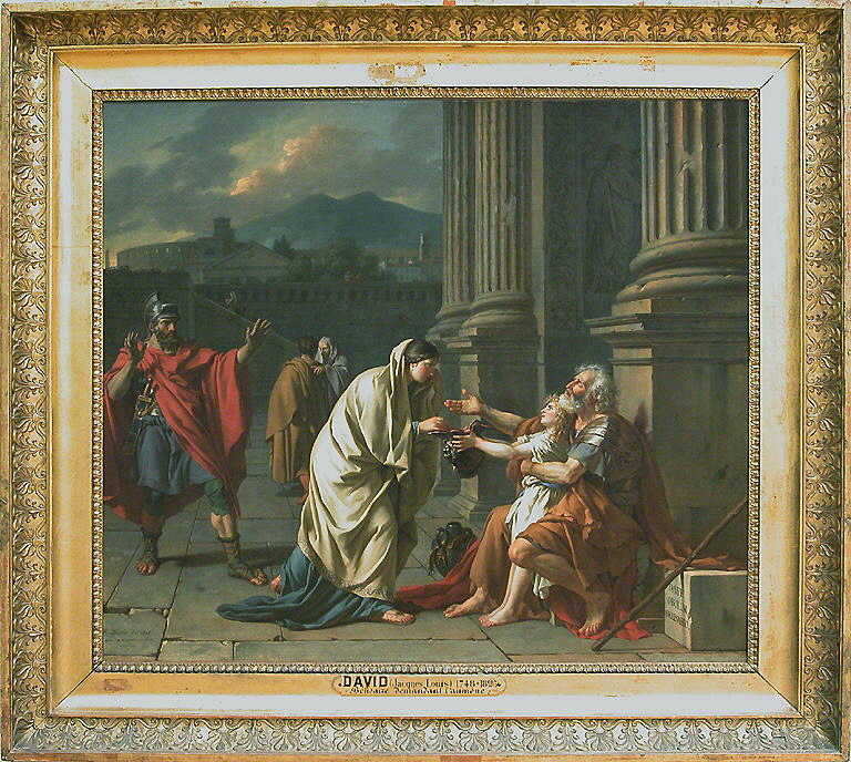 Bélisaire demandant l'aumône. Louvre Collections