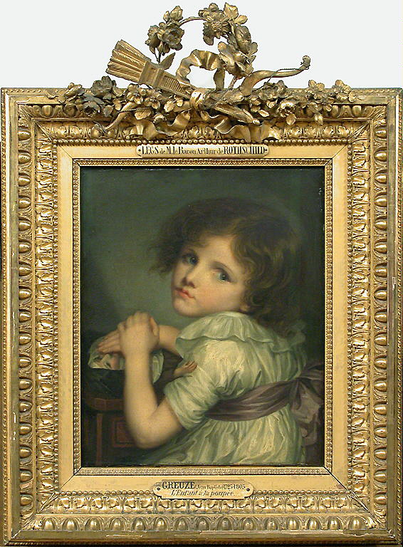Boîte Ancienne AU LOUVRE Pour Poupée 30-33 Cm - Carton - France Circa 1900 - État Correct