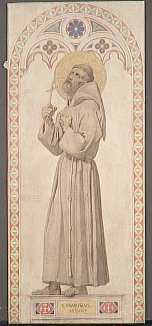 Saint François d'Assise, Ingres, Jean-Auguste-Dominique, 2e quart du XIXe siècle (1842)