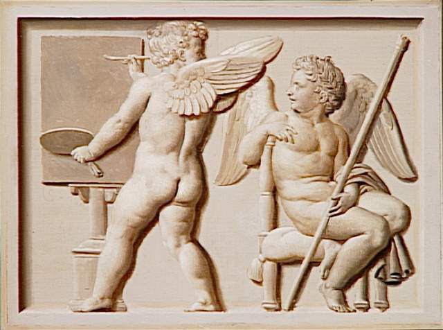 Les Sciences et les Beaux-Arts rendant hommage à leurs dieux protecteurs, Fragonard, Alexandre-Évariste, 2e quart du XIXe siècle (1825 - 1850)
