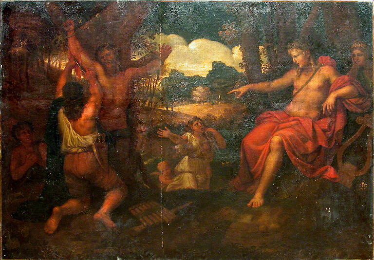 Apollon et Marsyas, Anonyme, Milieu du XVIIe siècle (1640 - 1660)